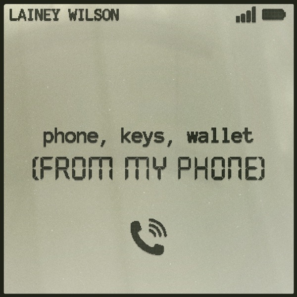 phone, keys, wallet - from my phone